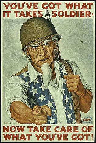 UNCLE SAM POSTER WW2
